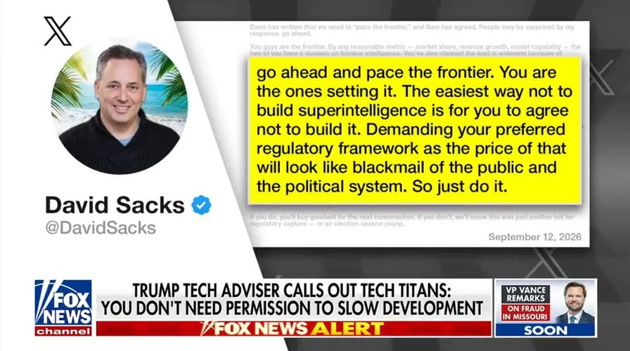 Trump, Big Tech split over calls to slow down AI development