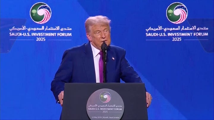 Trump calls for peace and prosperity in Middle East