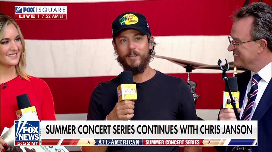 Country singer Chris Janson promotes patriotism, new album on July 4