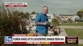 ӣ����Ƶ' Steve Harrigan reports from Florida area destroyed by Hurricane Ian: 'Everything's gone'