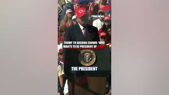 Anyone want to be president of Iran? Trump takes a show of hands