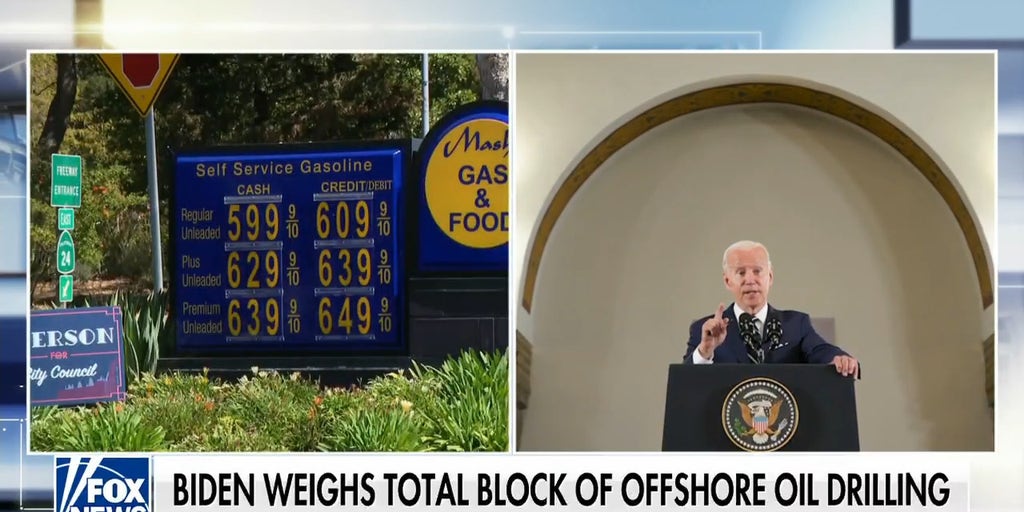 Biden Admin Weighs Total Ban On Offshore Oil Drilling | Fox News Video