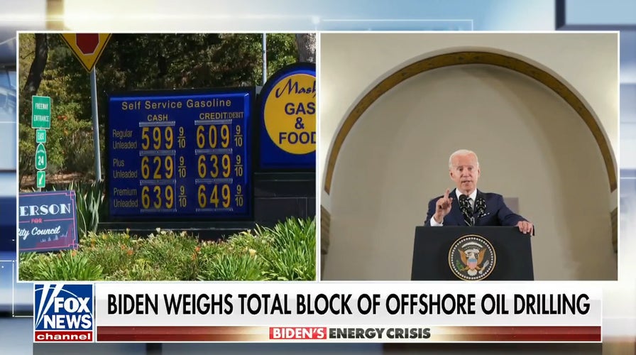 Biden admin weighs total ban on offshore oil drilling
