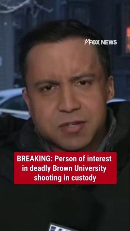 BREAKING: Person of interest in deadly Brown University shooting in custody