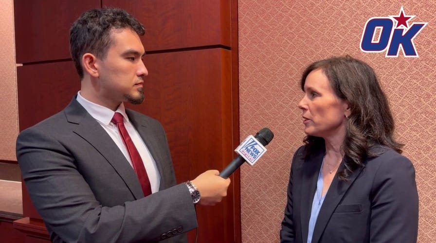 Women's sports advocate Kim Jones interview after speaking at Senate hearing