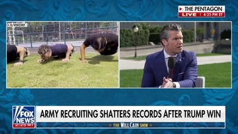 Pete Hegseth says Trump admin can 'barely keep up' with 'record-breaking surge' in military recruitment