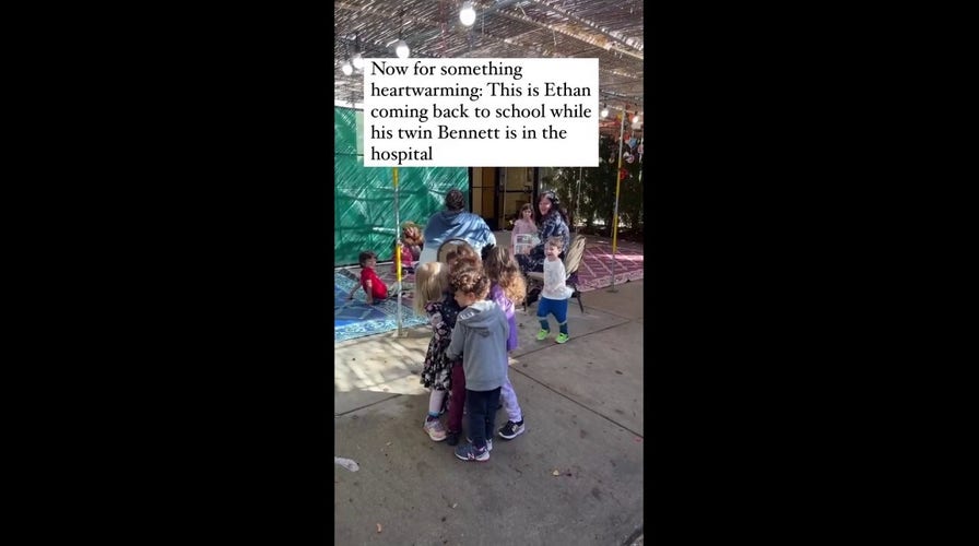Boy gets heartwarming surprise from preschool classmates