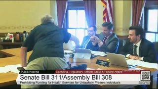 Wisconsin hearing erupts over beef on immigration bill