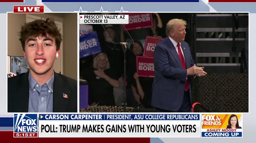 Democrats worry Harris 'losing traction' with youth voters as Trump rallies at ASU