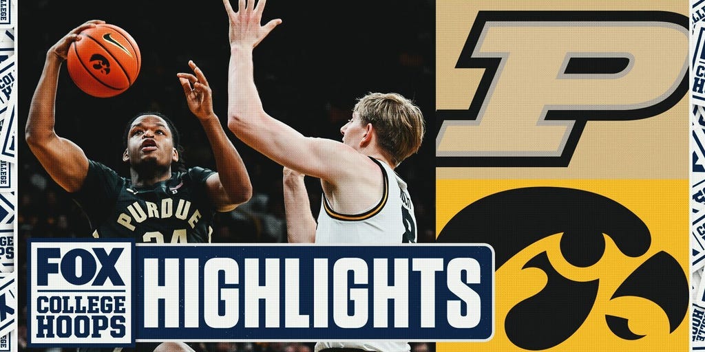 No. 13 Purdue Boilermakers vs. Iowa Hawkeyes Highlights 🏀 FOX College Hoops
