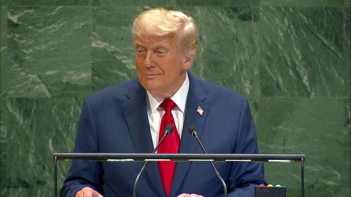 Trump cracks jokes to the United Nations during general assembly