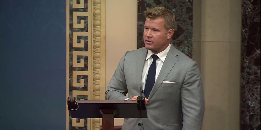 Sen. Tim Sheehy delivers emotional floor speech on Iran-backed attacks