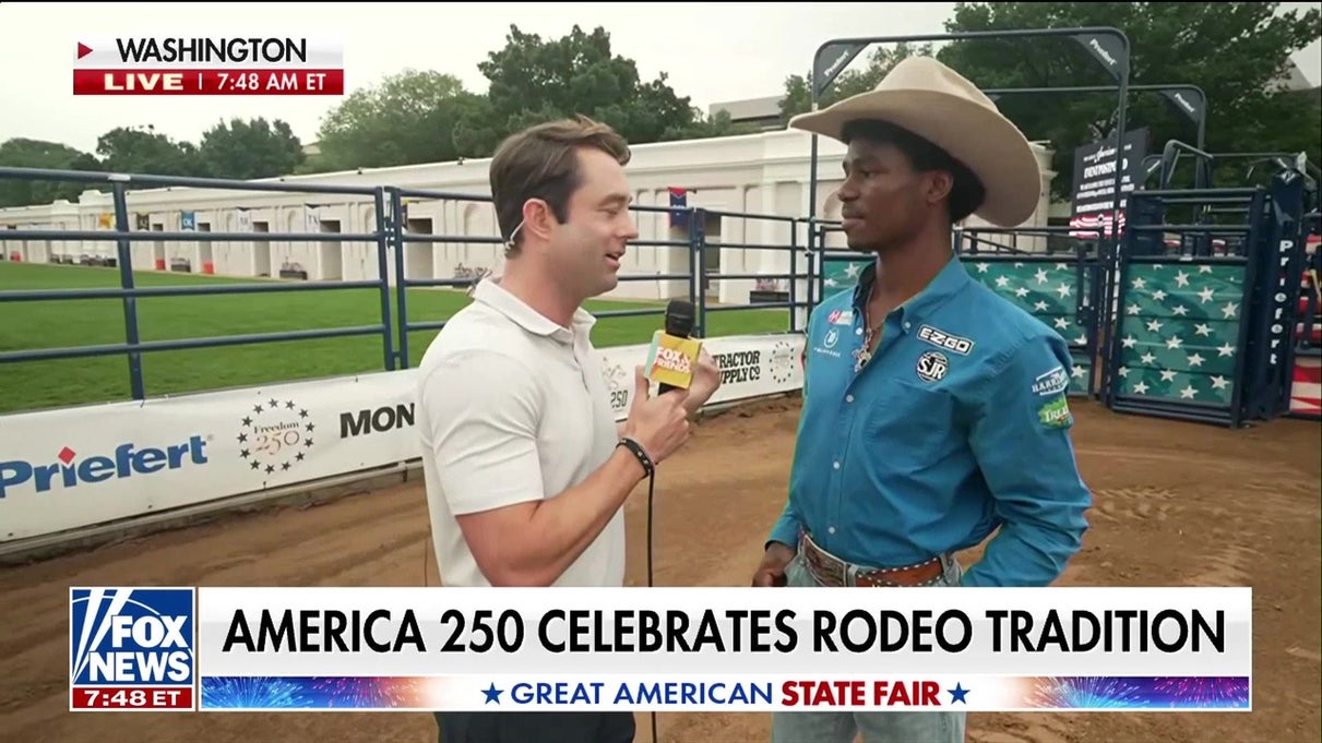 Adam Klotz reports live from Great American State Fair rodeo on National Mall
