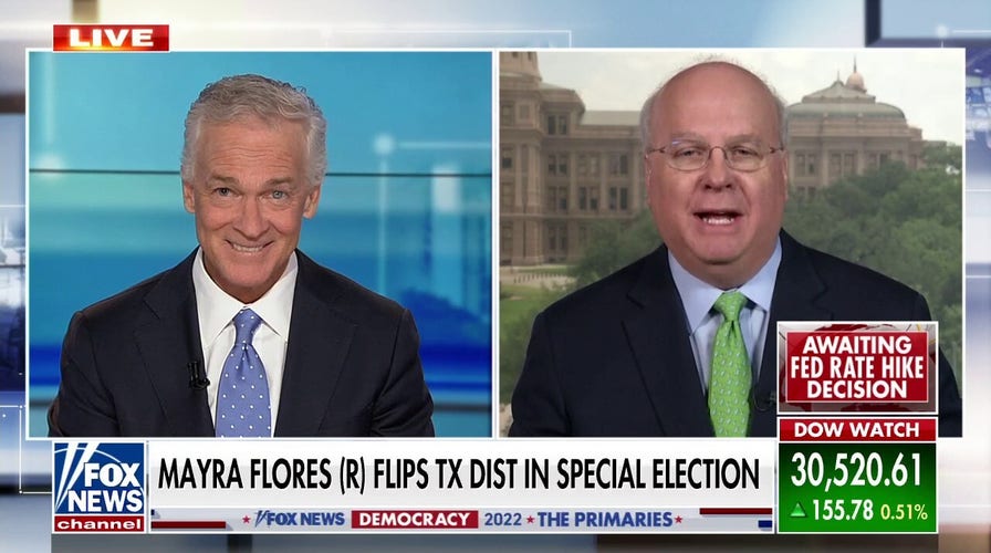 Karl Rove: Texas district flipping red shows Democrat Party is too far-left, woke and anti-patriotism