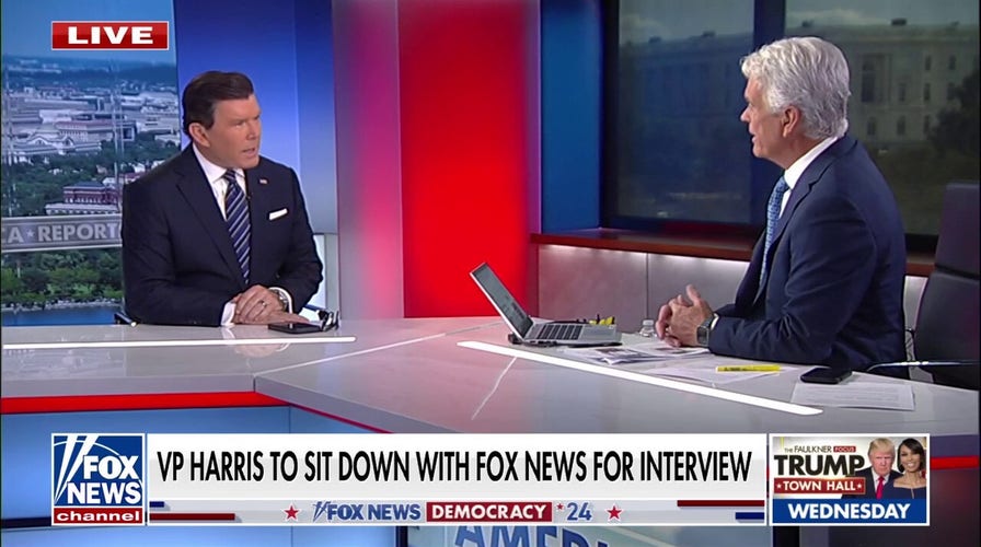 Bret Baier previews his upcoming interview with Kamala Harris