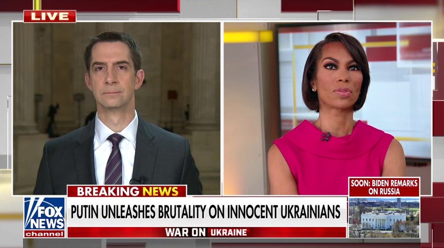 Biden is 'a day late and a dollar short' in supporting Ukraine: Sen. Cotton