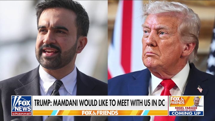 Trump says Mamdani would like to meet with him in DC