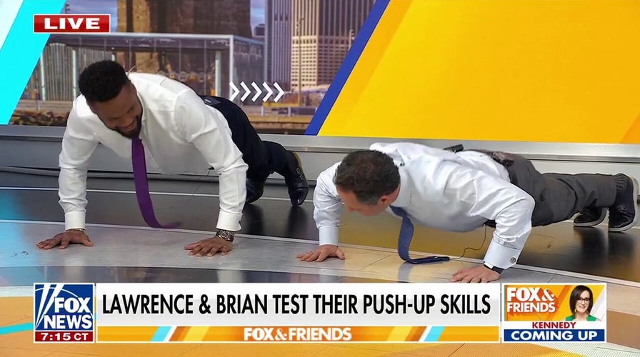 'FOX & Friends' challenges viewers with a push-up competition 