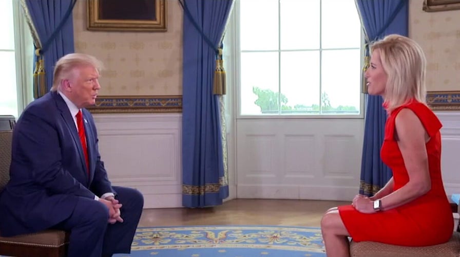 President Trump on push for football, holding China responsible for COVID pandemic