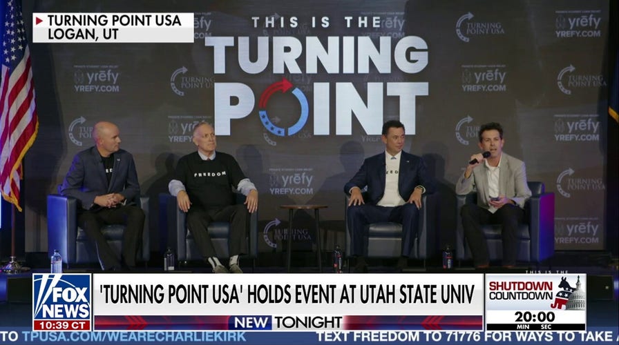 Thousands gather at Utah State University for Turning Point USA event