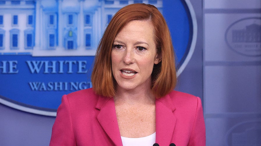 White House press secretary Jen Psaki holds a briefing