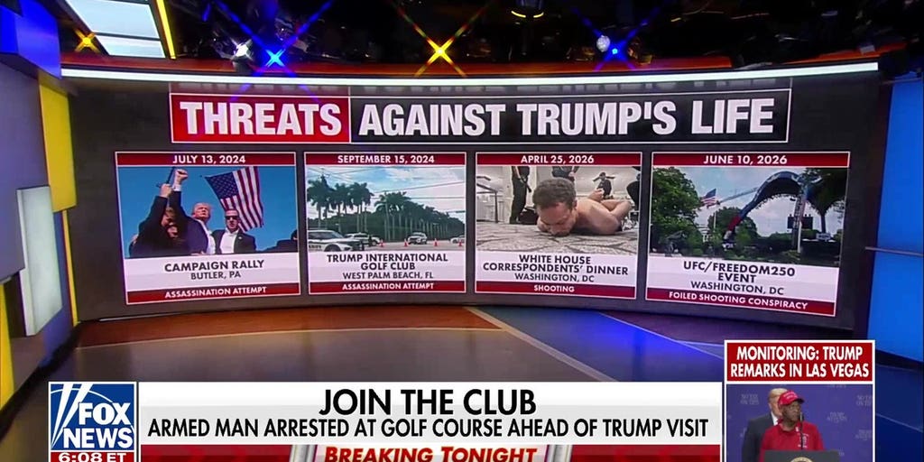 Weapons, ammunition and fake badge found on suspect arrested at Trump’s California golf club
