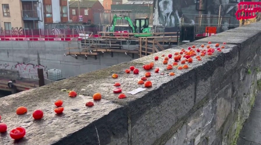 Frozen cherry tomatoes on bridge a hot new attraction