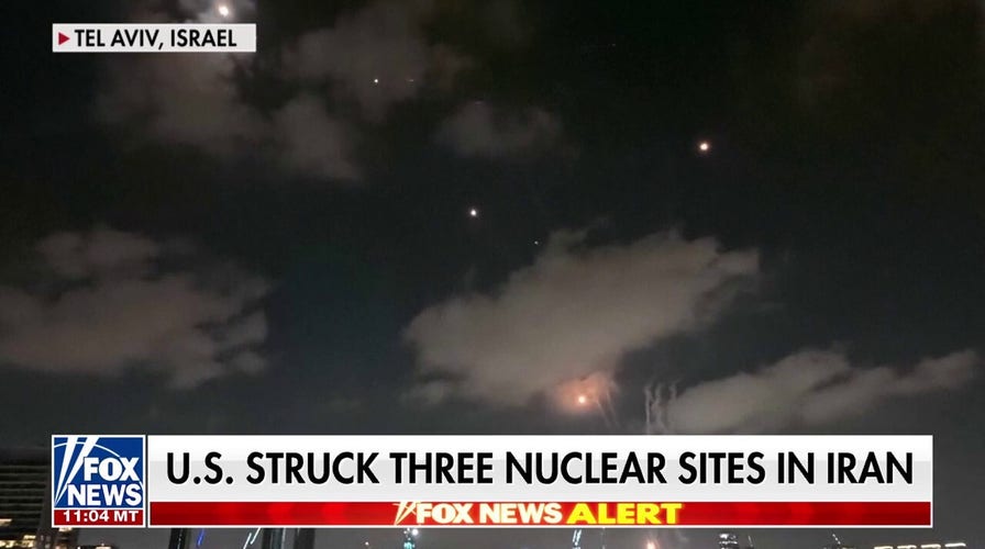 Explosions paint sky over Tel Aviv as Iranian response commences