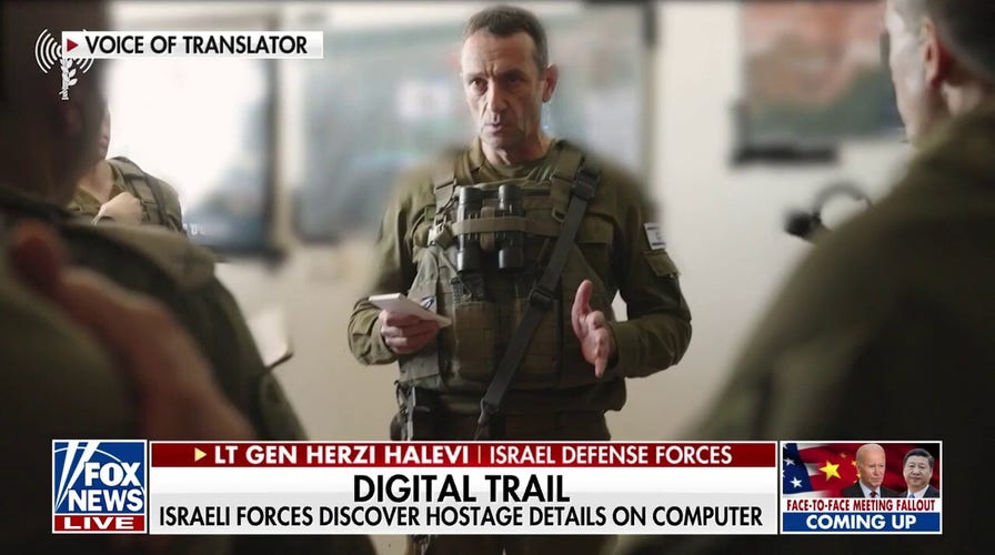 IDF claims discovery of hostage details on computer found in Gaza