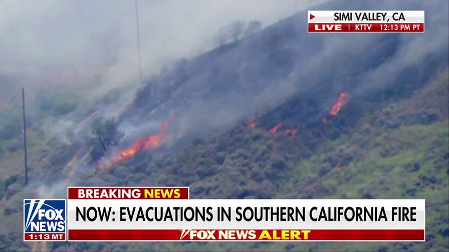 Reagan Library evacuated after fast-moving wildfire hits Southern California