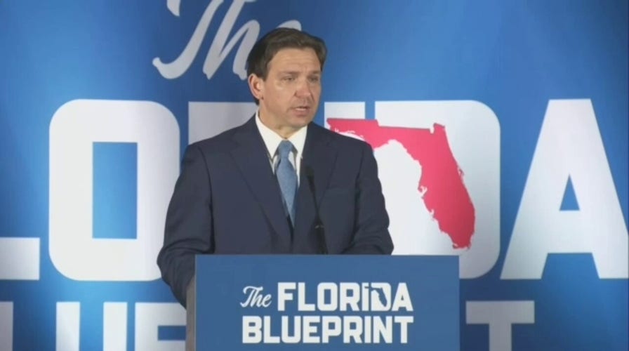 Ron DeSantis goes after Manhattan DA Alvin Bragg, Biden in New York speech