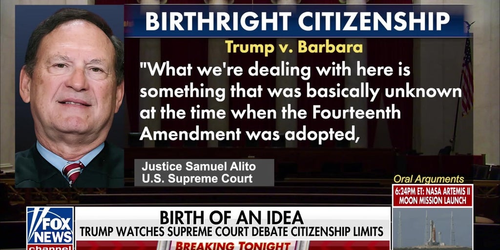 14th Amendment in focus in SCOTUS birthright citizenship arguments