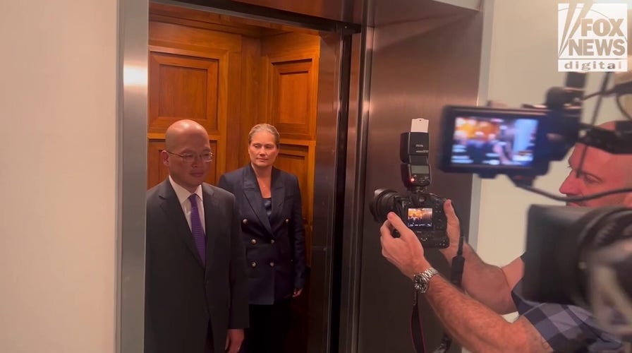 Ex-Biden aide Annie Tomasini ignores reporters after pleading Fifth
