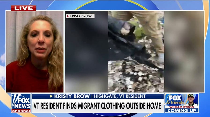 Vermont resident finds migrant clothing outside home: 'Never know what we're going to find'