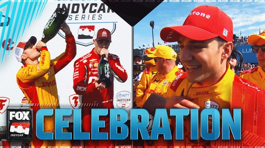 FULL CELEBRATION: Alex Palou snags his 20th career win at Firestone Grand Prix of St. Petersburg 🏁