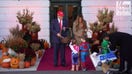 President Trump, first lady hand out Halloween treats to kids at the White House