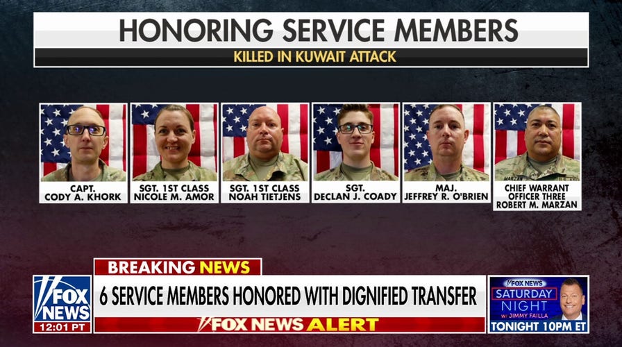 President Trump meets with families of fallen US service members