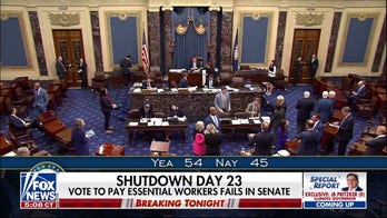 Democrats block GOP bill to pay essential federal workers in shutdown standoff