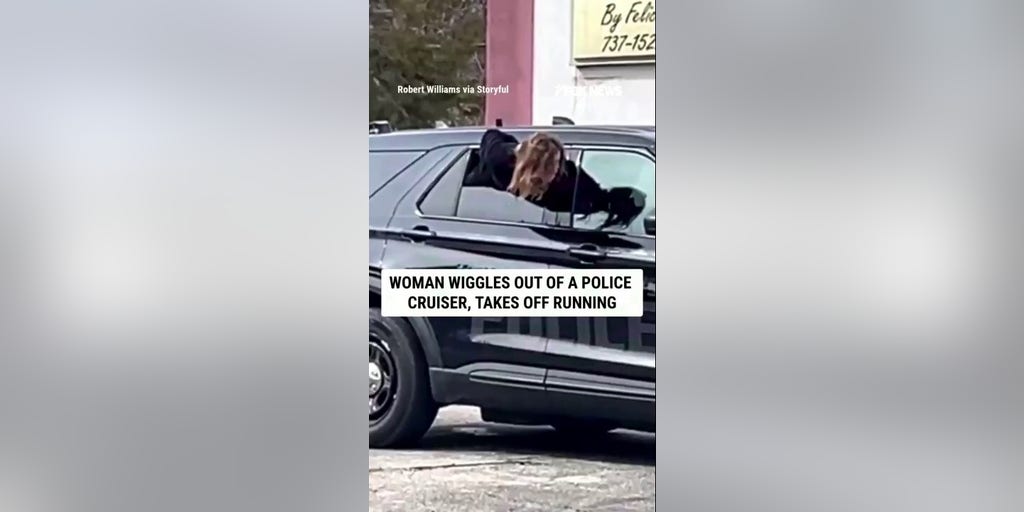 WATCH: Woman WIGGLES out of a police cruiser, TAKES OFF RUNNING