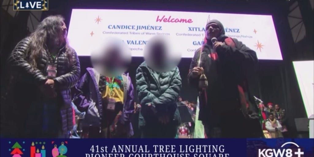Portland holds annual 'tree lighting ceremony' that draws scrutiny