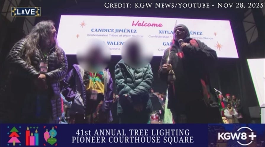 Portland holds annual 'tree lighting ceremony' that draws scrutiny