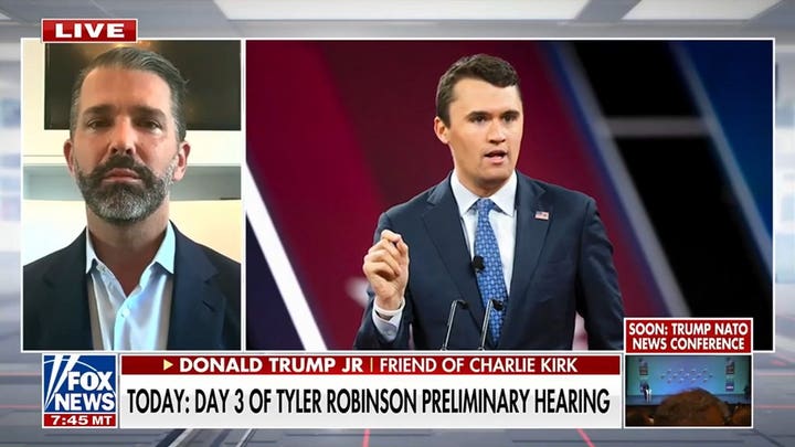 Donald Trump Jr. says evidence against Tyler Robinson is 'cut and dry'