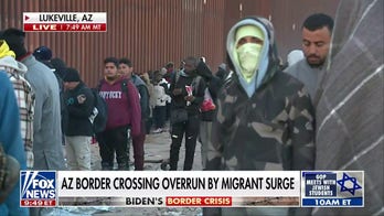 Arizona border crossing overrun by adult male migrants