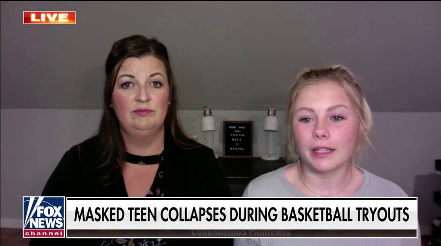 Mom outraged after daughter collapses during basketball tryout while wearing mask