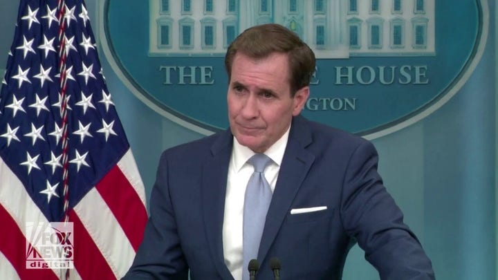 John Kirby 'takes issue' with Afghan pullout question