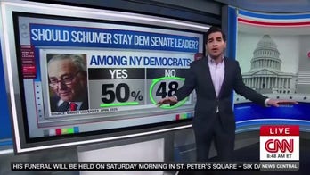 CNN data guru says 'sirens should be going off' at Schumer's office as his support plunges among NY Dems