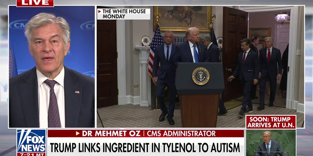 Dr Oz explains 'main emphasis' on Trump admin's warning about rising autism rates