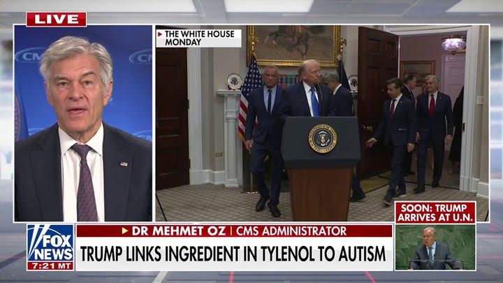 Dr Oz explains 'main emphasis' on Trump admin's warning about rising autism rates