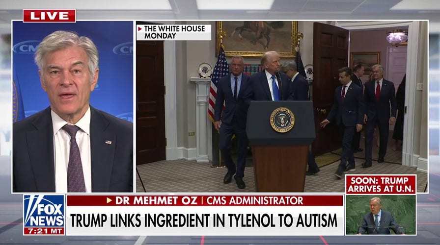 Dr Oz explains 'main emphasis' on Trump admin's warning about rising autism rates