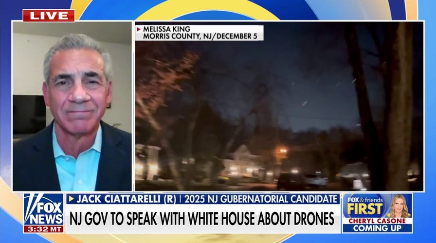 NJ gubernatorial candidate calls out ‘ridiculous’ lack of intel on drones: ‘We want answers’